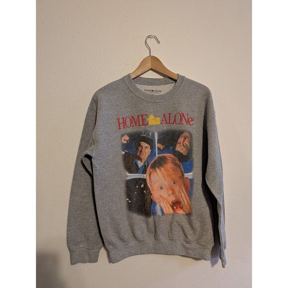 Home alone grey crewneck holidays size S cotton blend - Picture 1 of 4